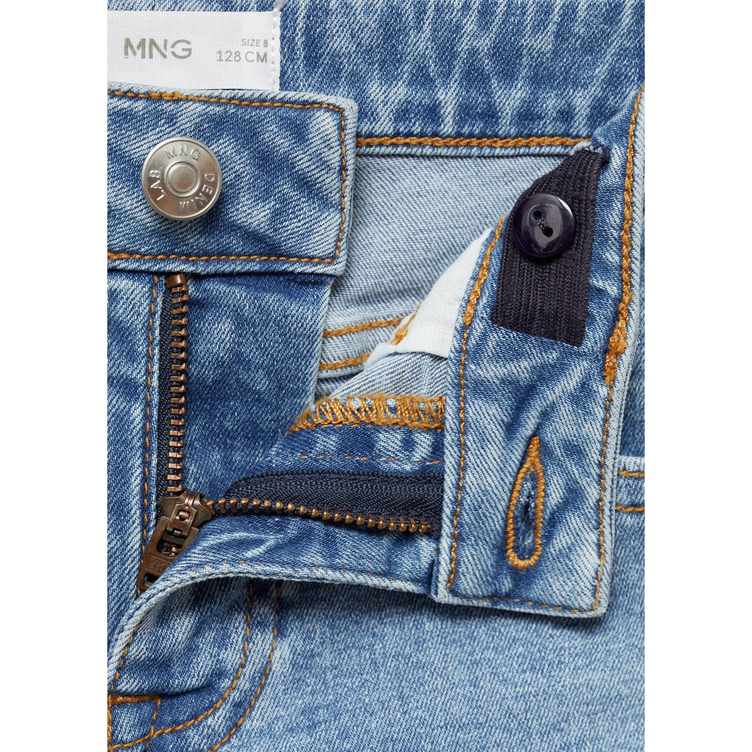 Mango Kids skinny jeans light blue denim