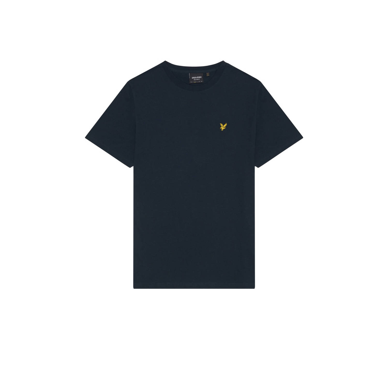 Lyle & Scott regular fit T-shirt Tartan Heritage met backprint dark navy