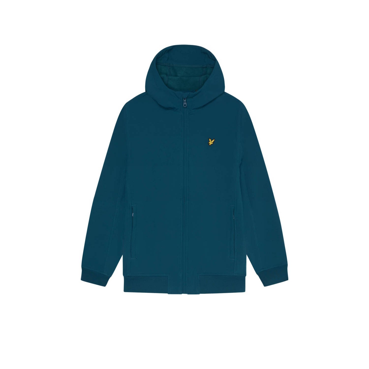 Lyle & Scott softshell jas blauw