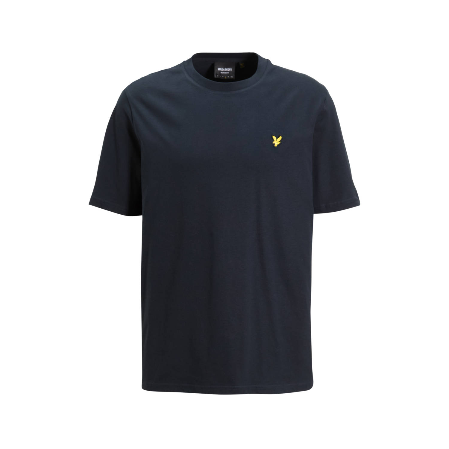 Lyle & Scott T-shirt met backprint donkerblauw