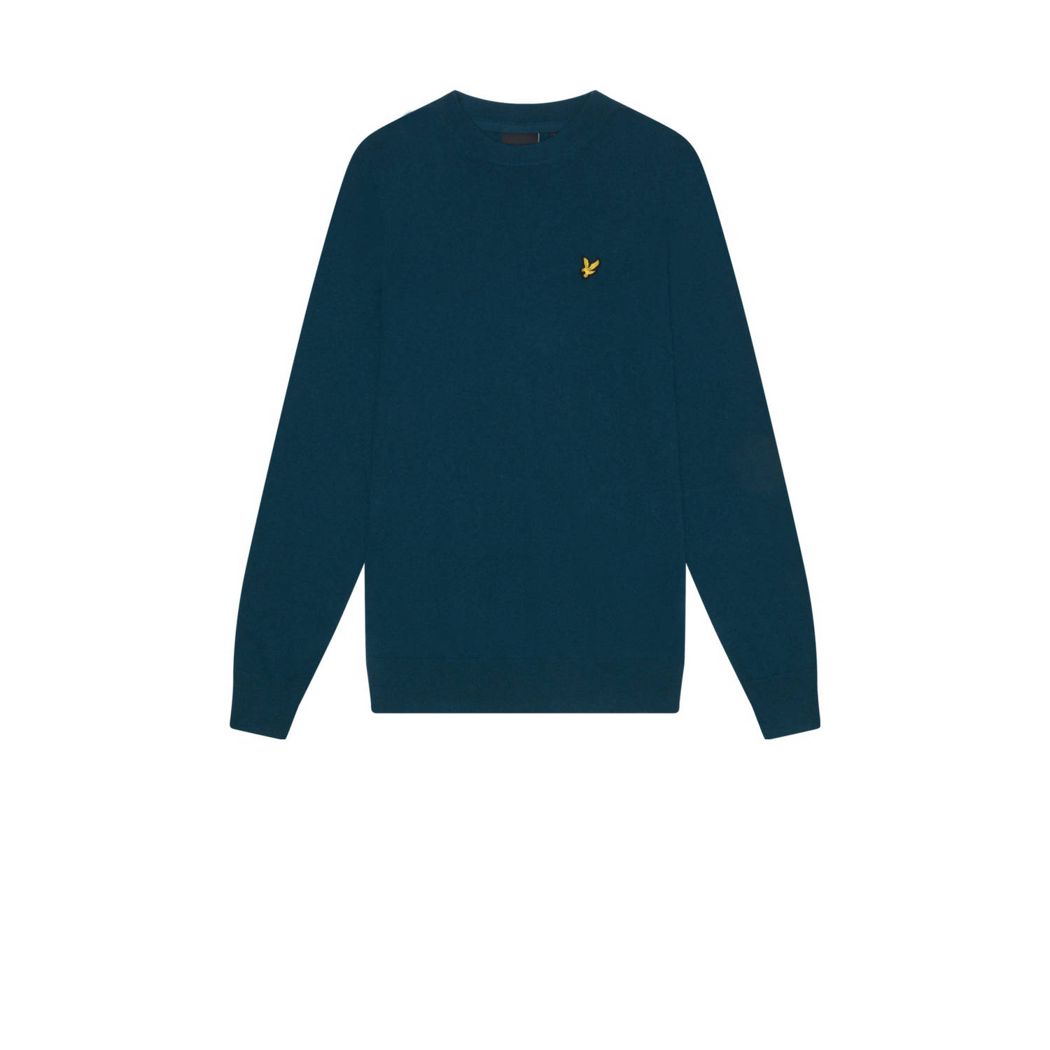 LYLE & SCOTT Heren Truien & Vesten Cotton Merino Crew Neck Jumper Blauw