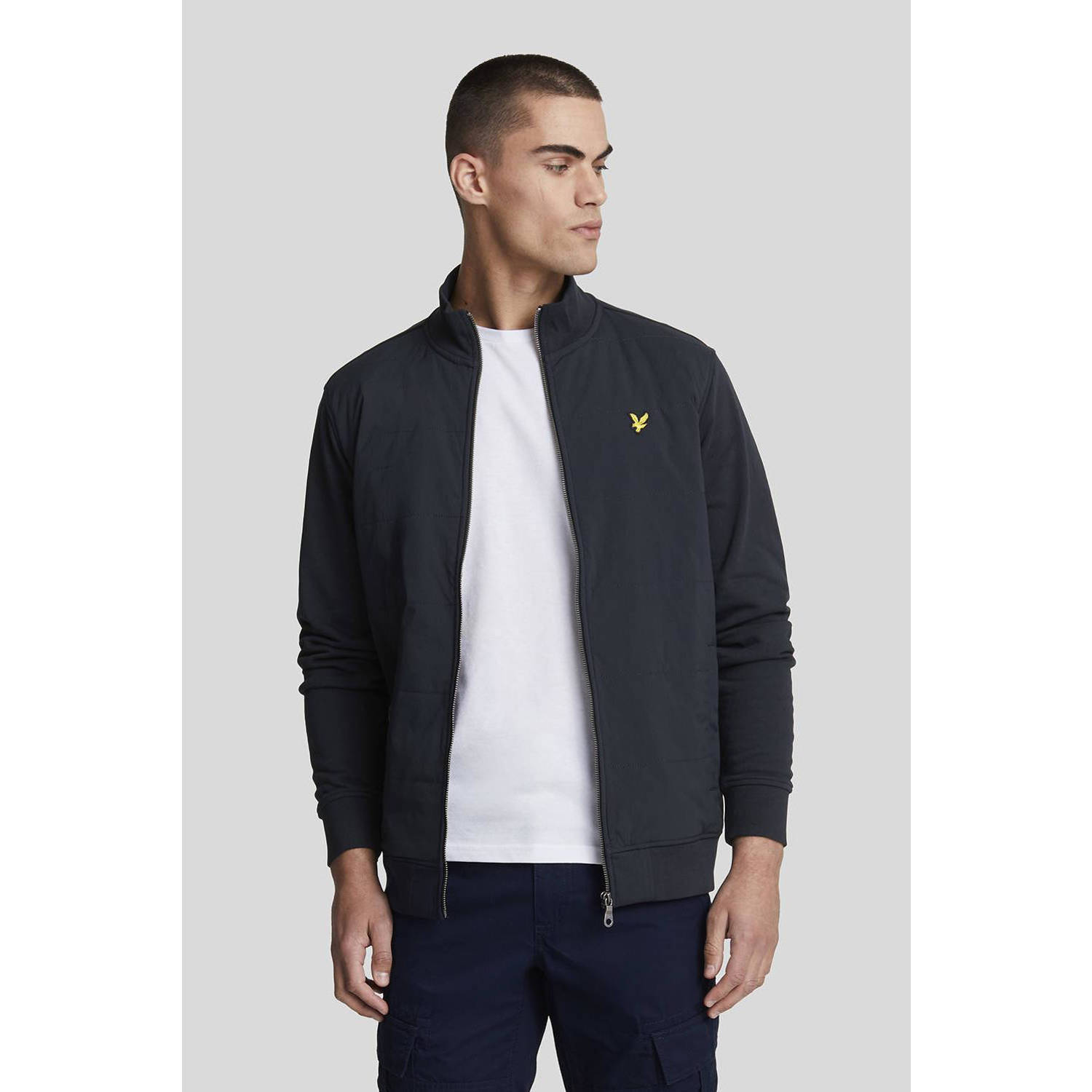 Lyle & Scott vest donkerblauw