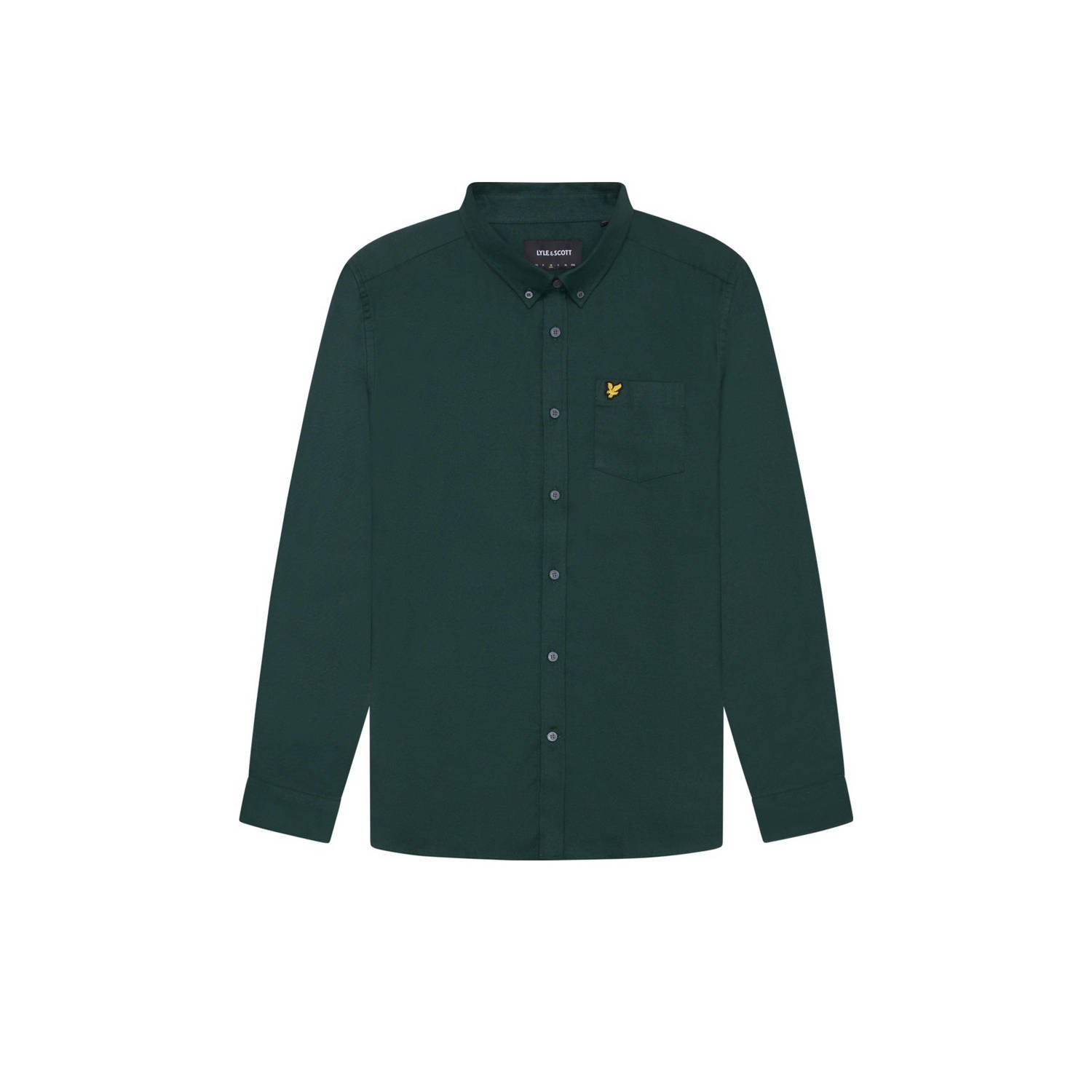 Lyle & Scott Casual Groene Overhemd Green Heren