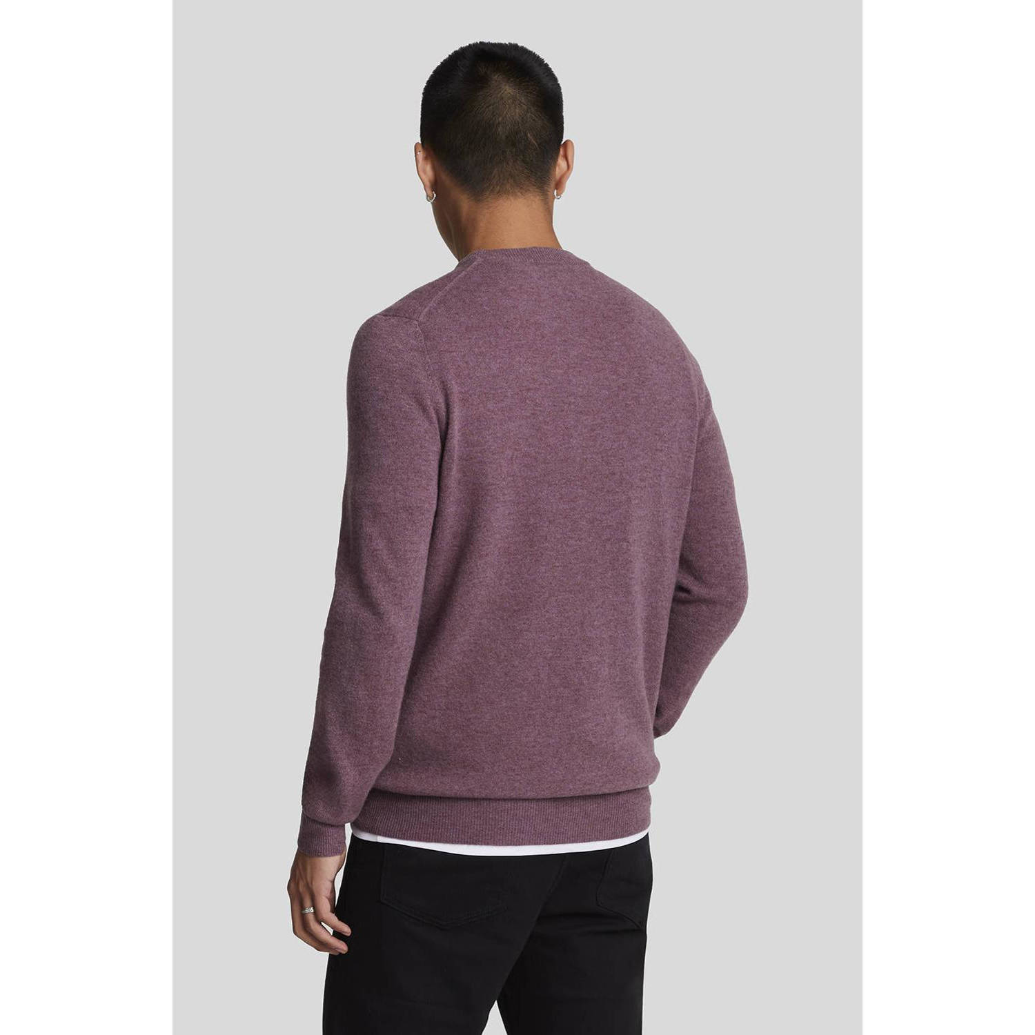 Lyle & Scott gebreide trui oudroze