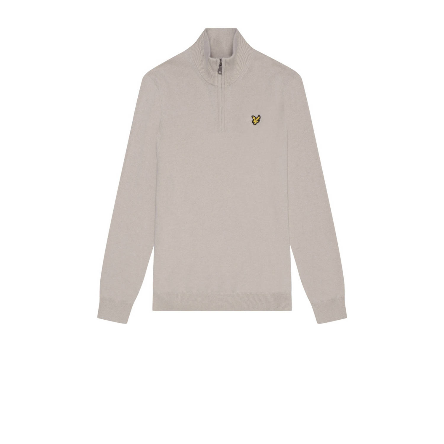 LYLE & SCOTT Heren Truien & Vesten Cotton Merino Quarter Zip Jumper Beige