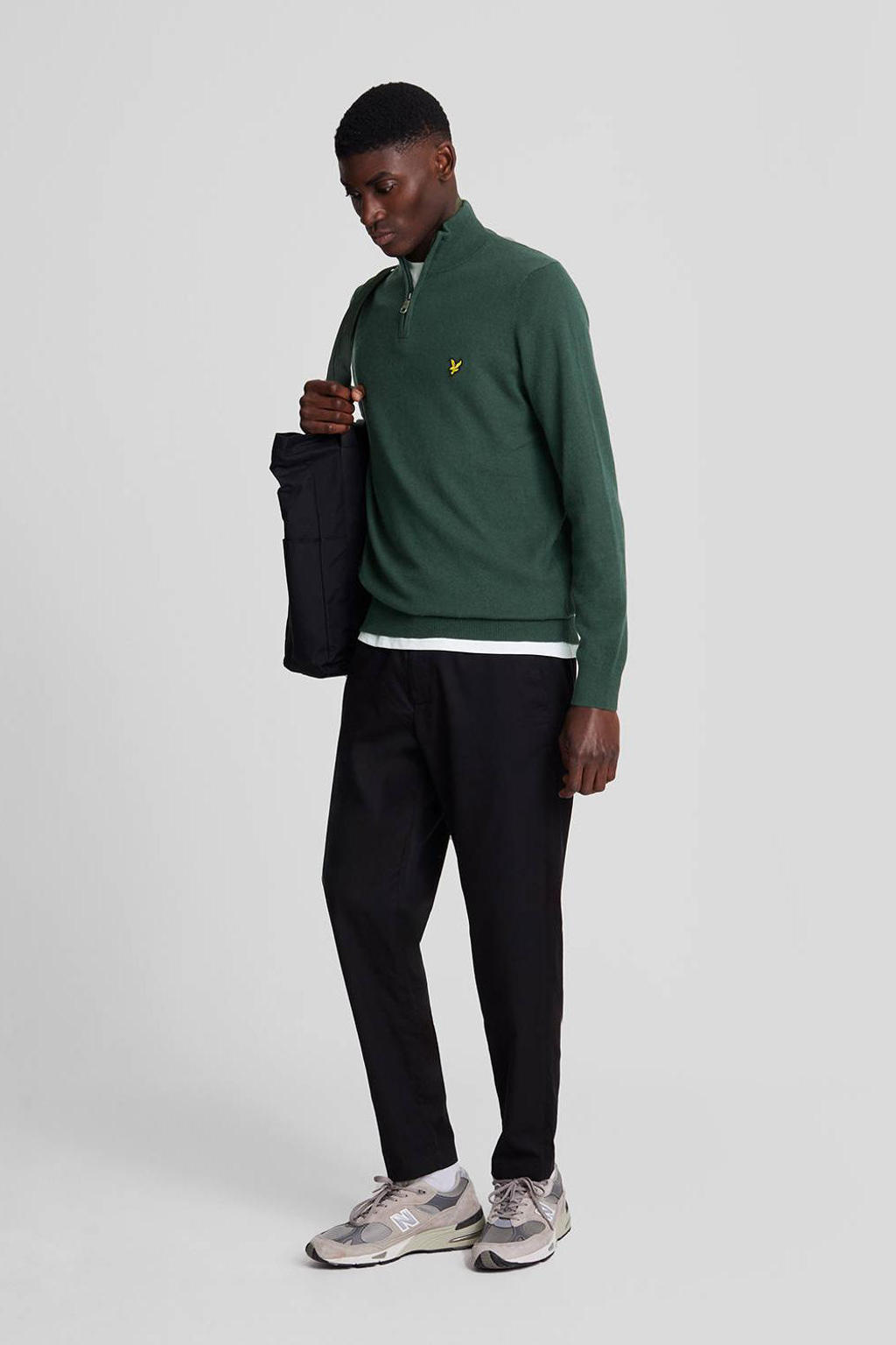 Lyle & Scott wol gebreide trui