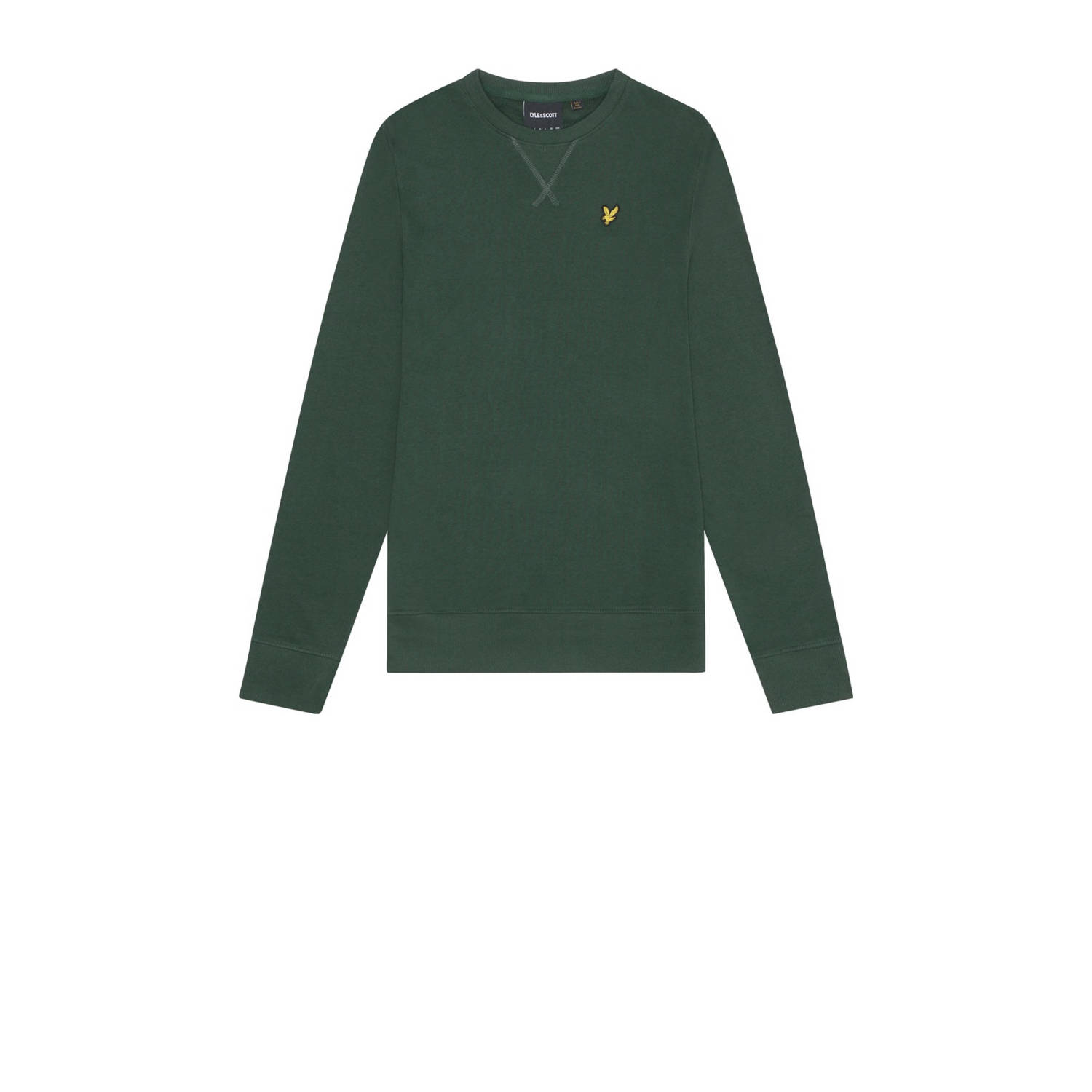 Lyle & Scott Crew Neck Sweatshirt Mid Layers Green Heren