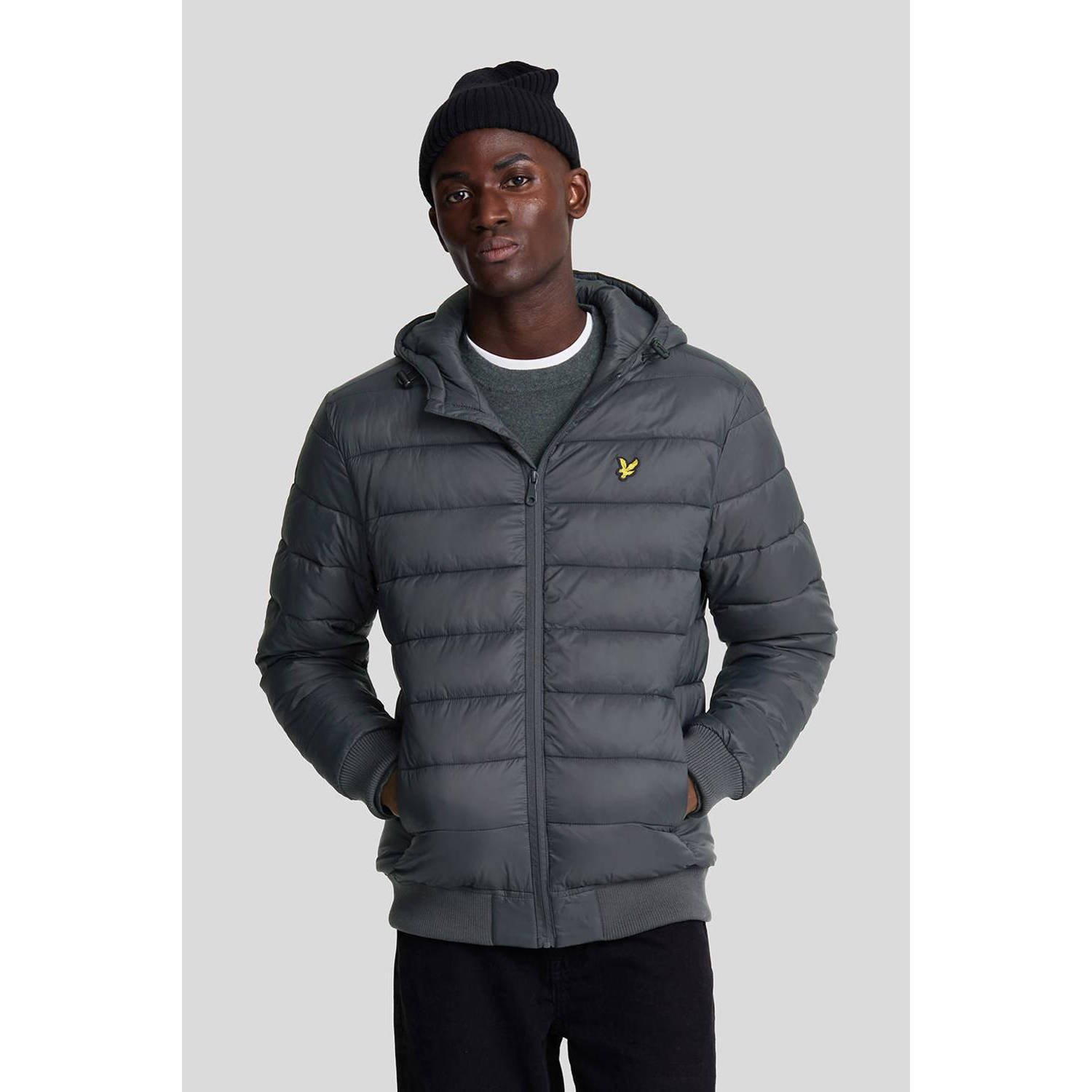 Lyle & Scott Gewatteerde Jas Blue Heren
