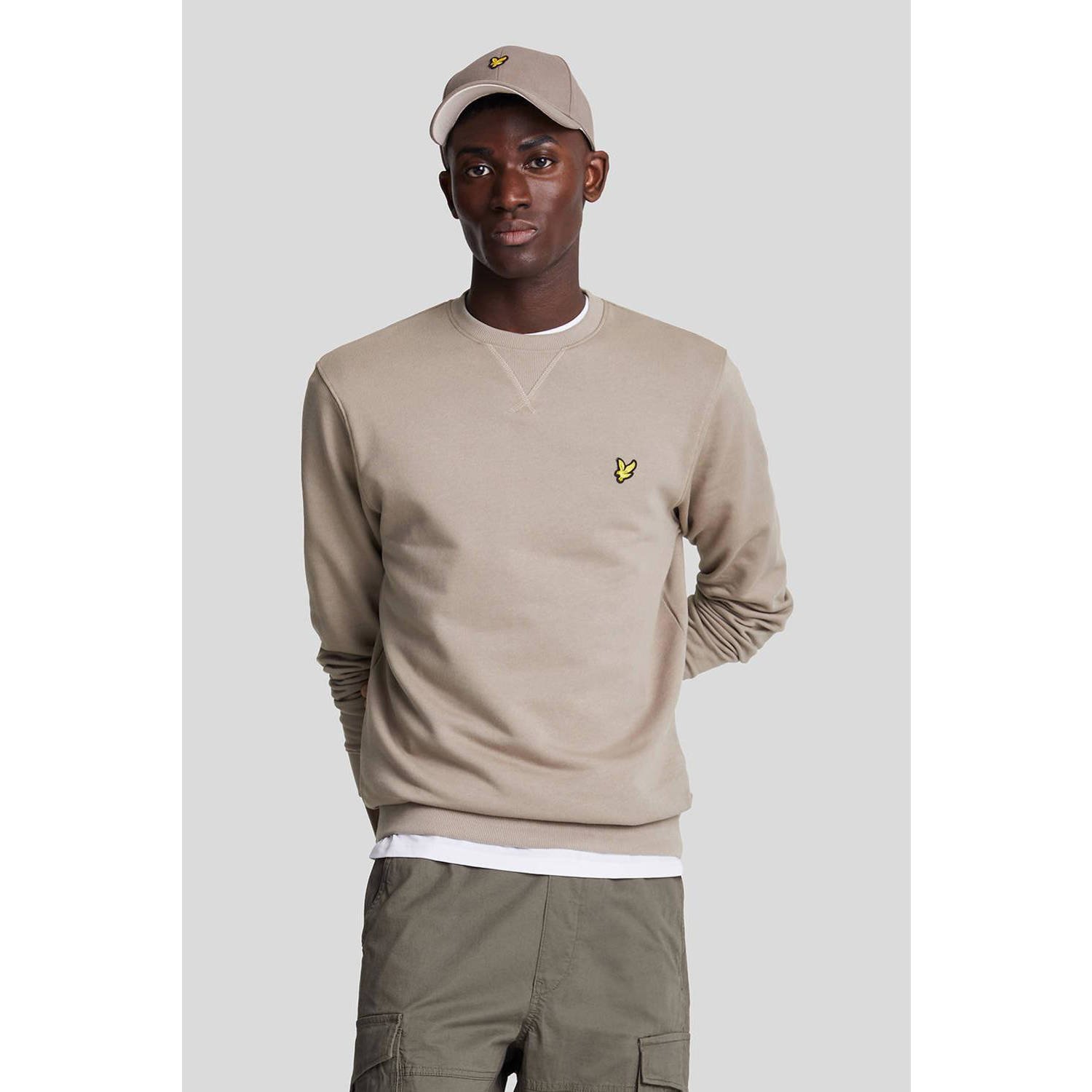 LYLE & SCOTT Heren Truien & Vesten Crew Neck Taupe