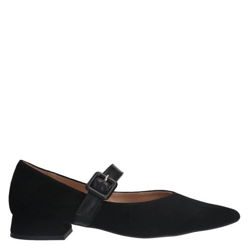 Manfield suède loafers zwart afbeelding