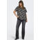 ONLY CARMAKOMA top CARVICA met all over print zwart/groen/wit