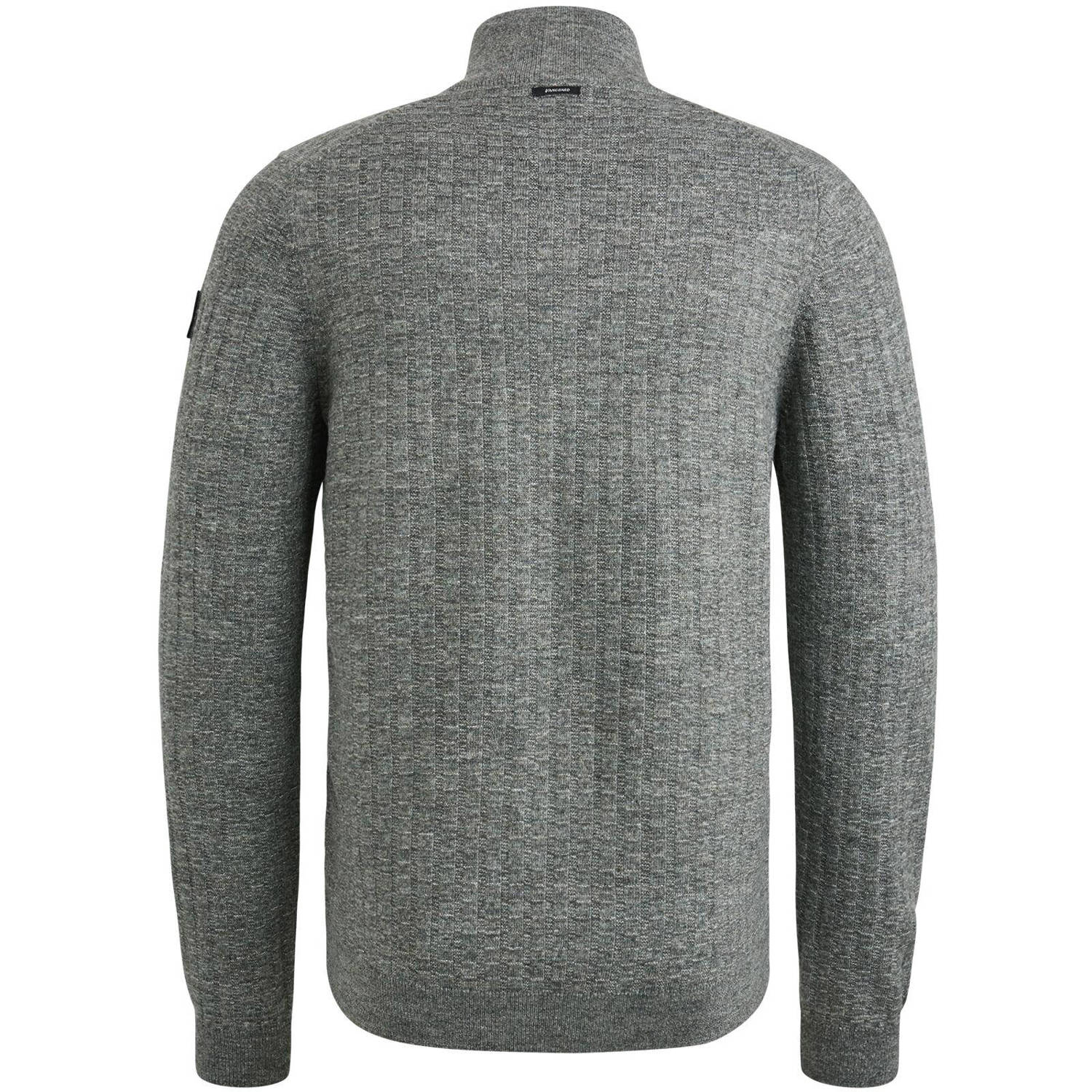 Vanguard vest grijs ingebreid patroon