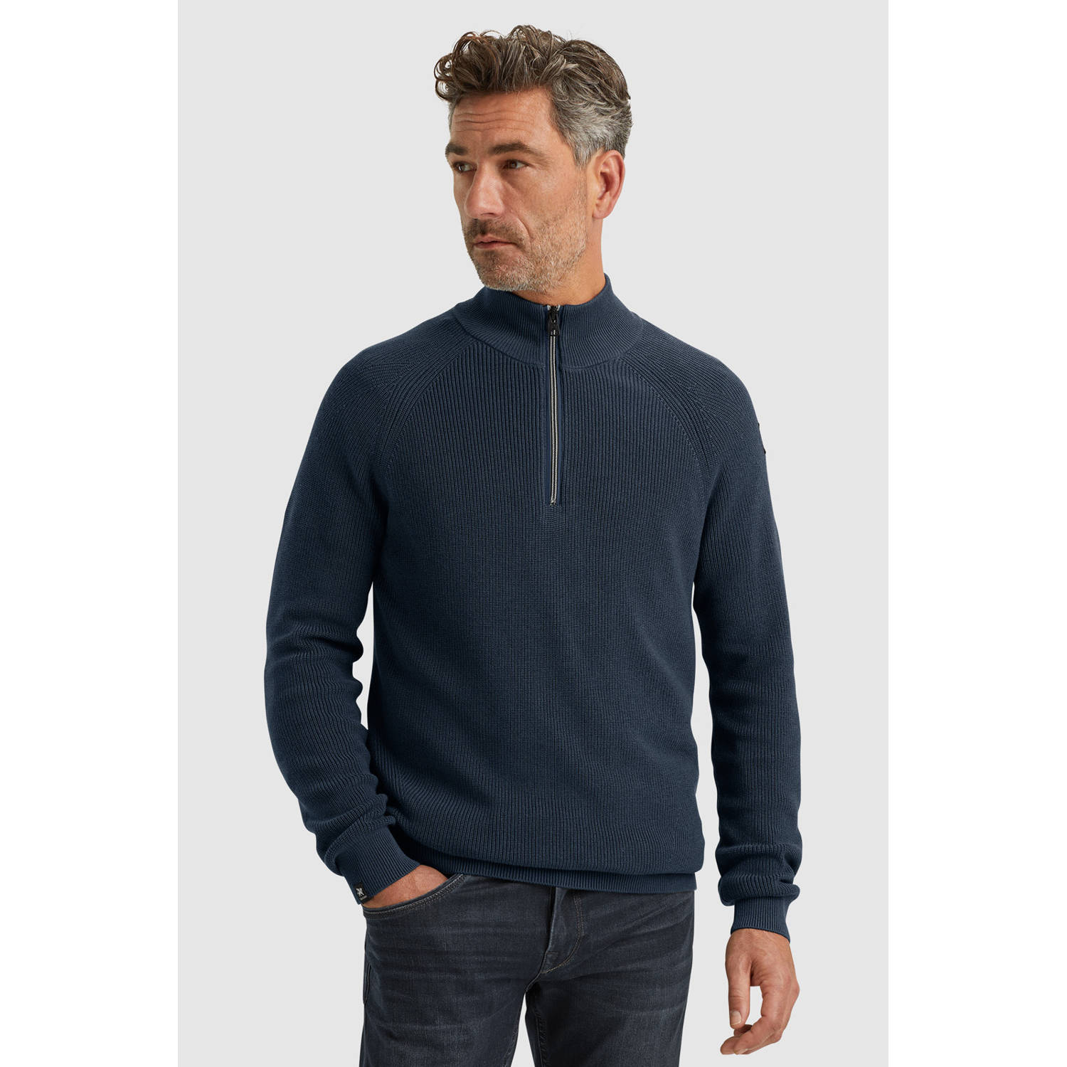 Vanguard gebreide trui donkerblauw