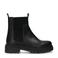 Manfield leren chelsea boots zwart