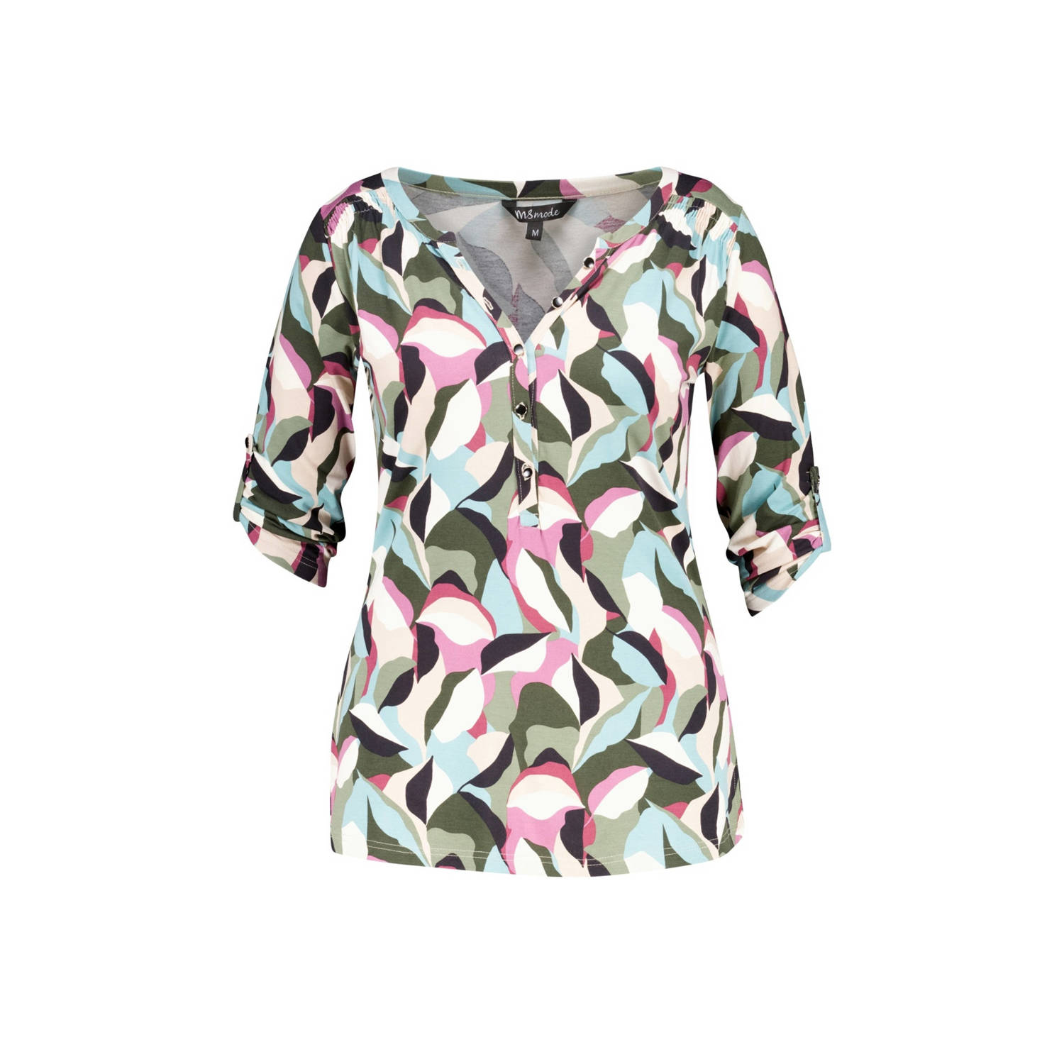 MS Mode top met grafische print multi