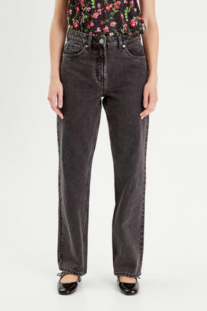 straight leg jeans medium black