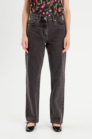 straight leg jeans medium black