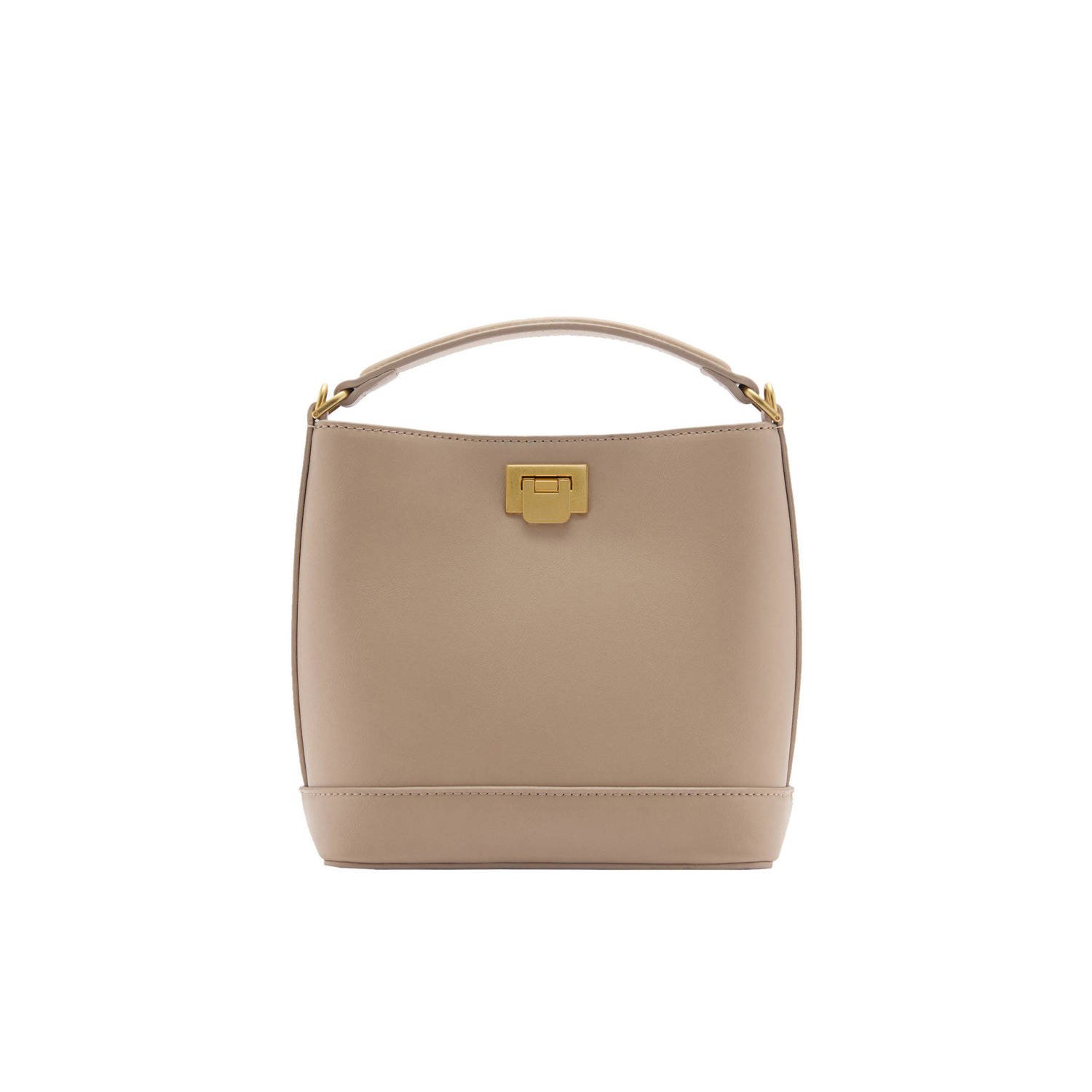 Mango mini crossbody tas beige