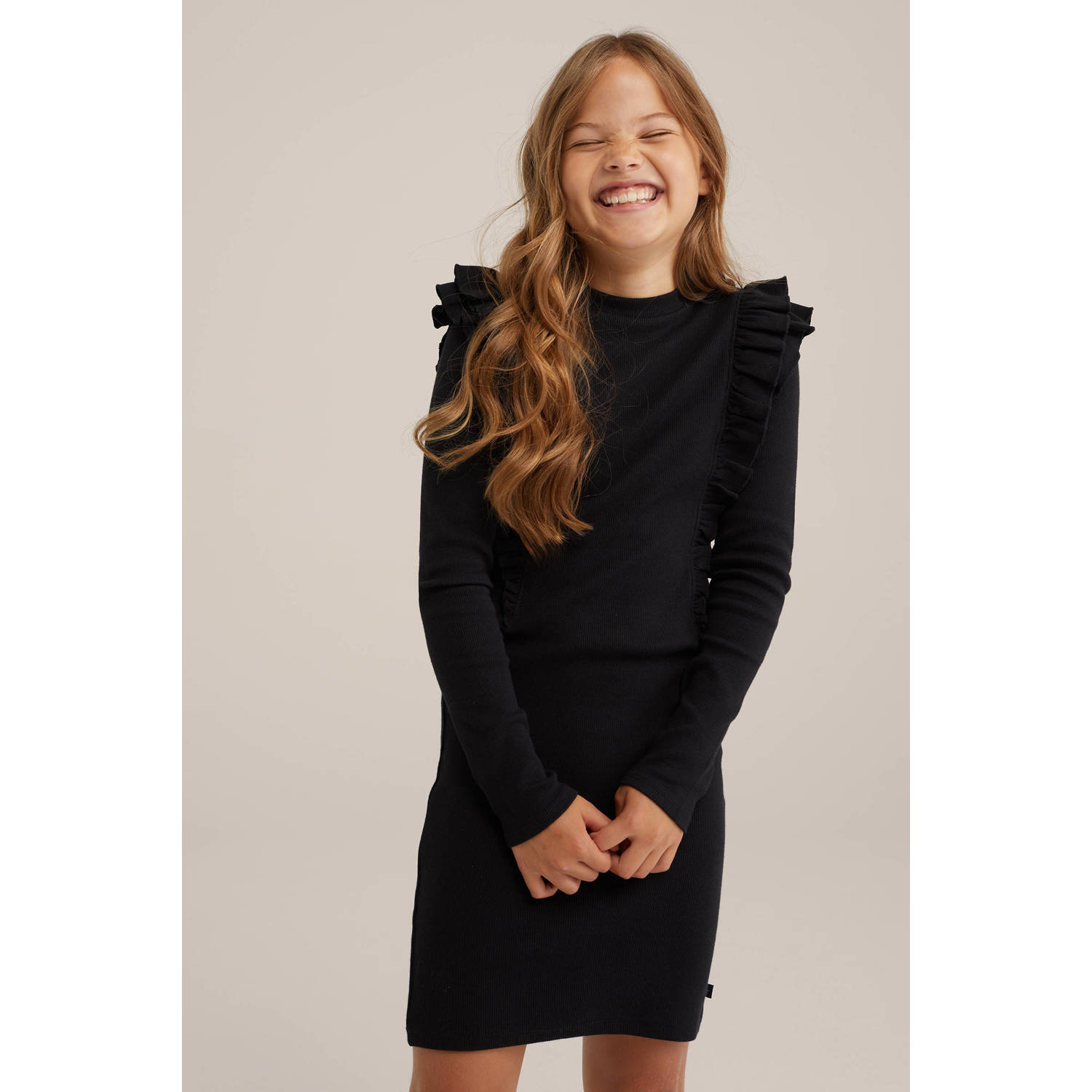 WE Fashion jurk zwart