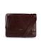 Manfield leren crossbody tas donkerrood