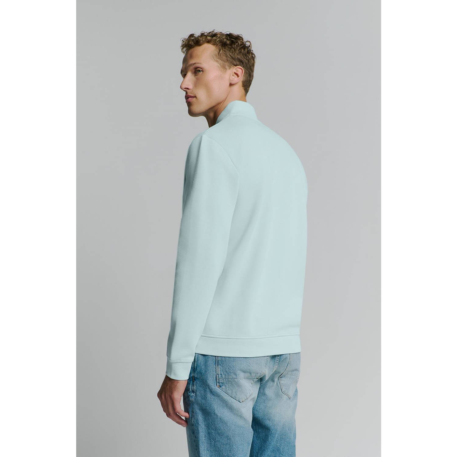 No Excess sweatvest lichtblauw
