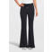 TQ-Amsterdam high waist flared broek Tamara marineblauw