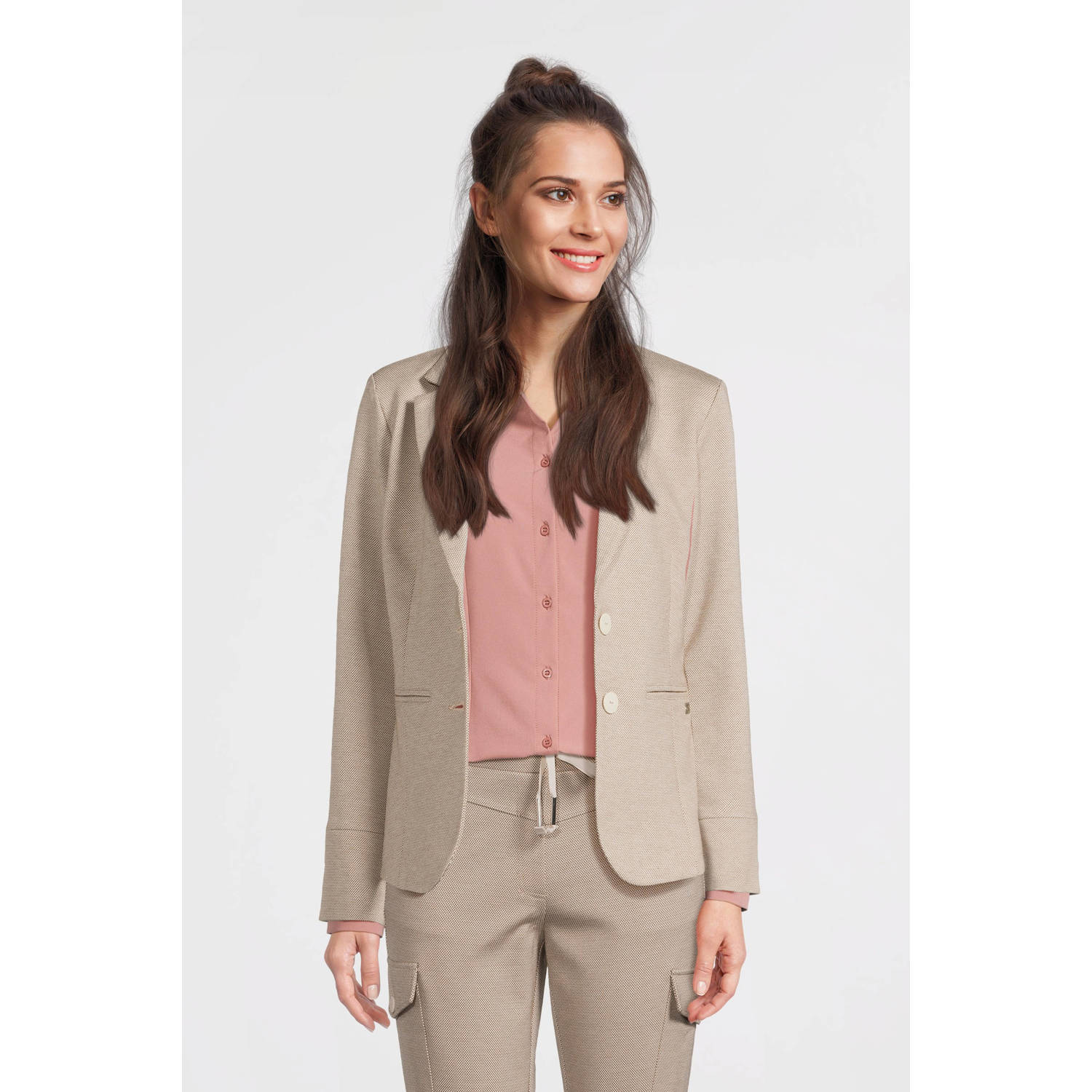 TQ-Amsterdam getailleerde blazer Manja V beige
