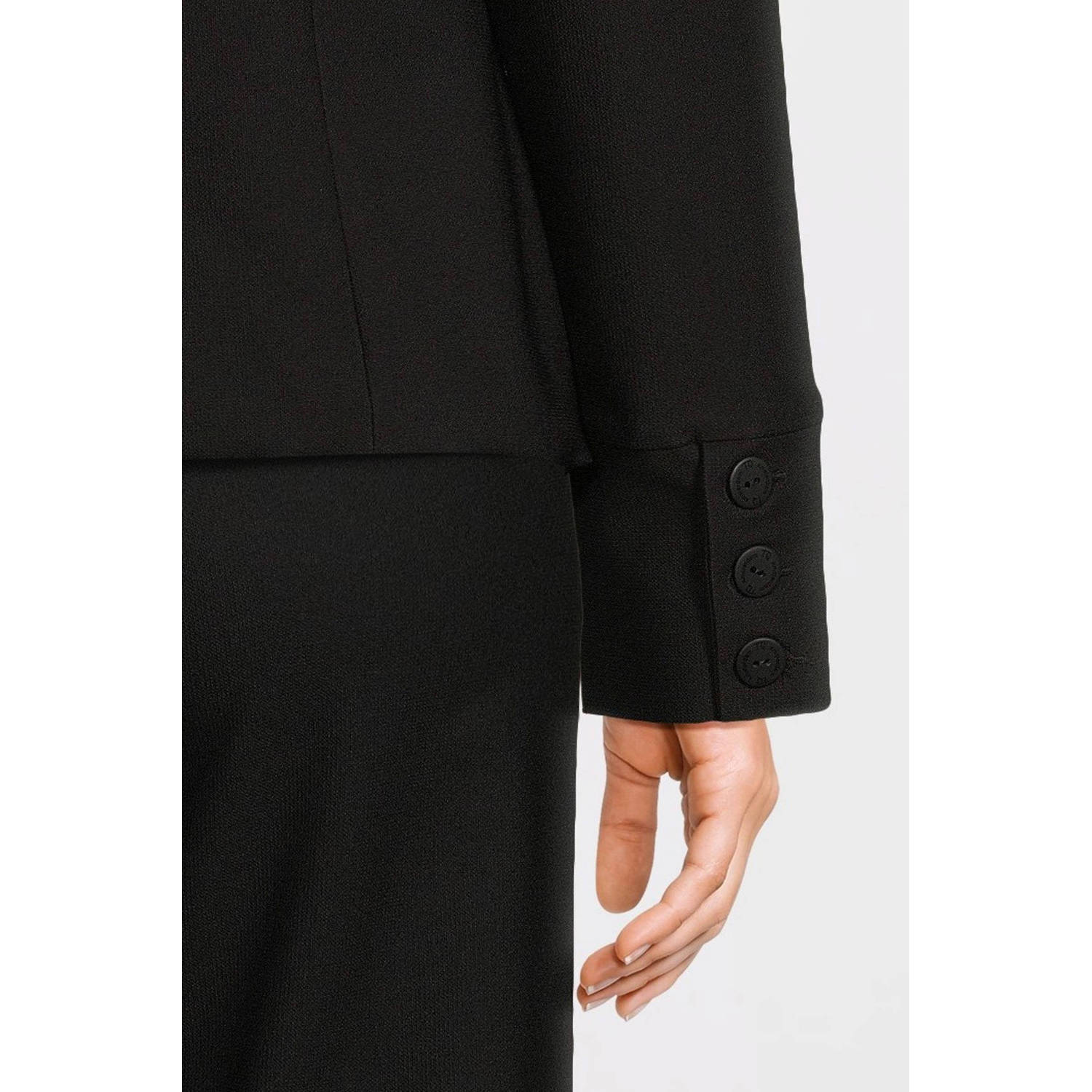 TQ-Amsterdam getailleerde blazer Manja V zwart