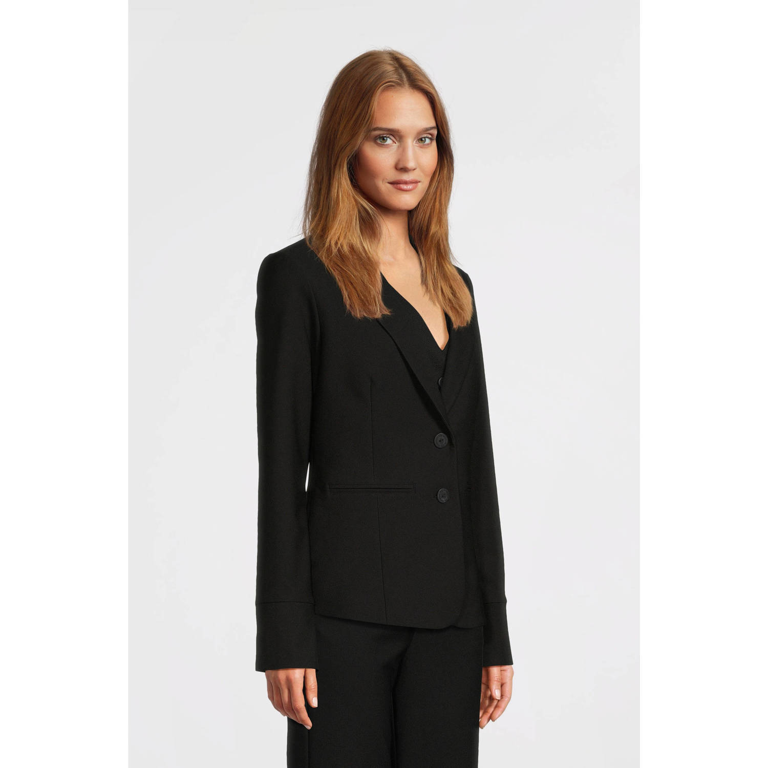 TQ-Amsterdam getailleerde blazer Manja V zwart