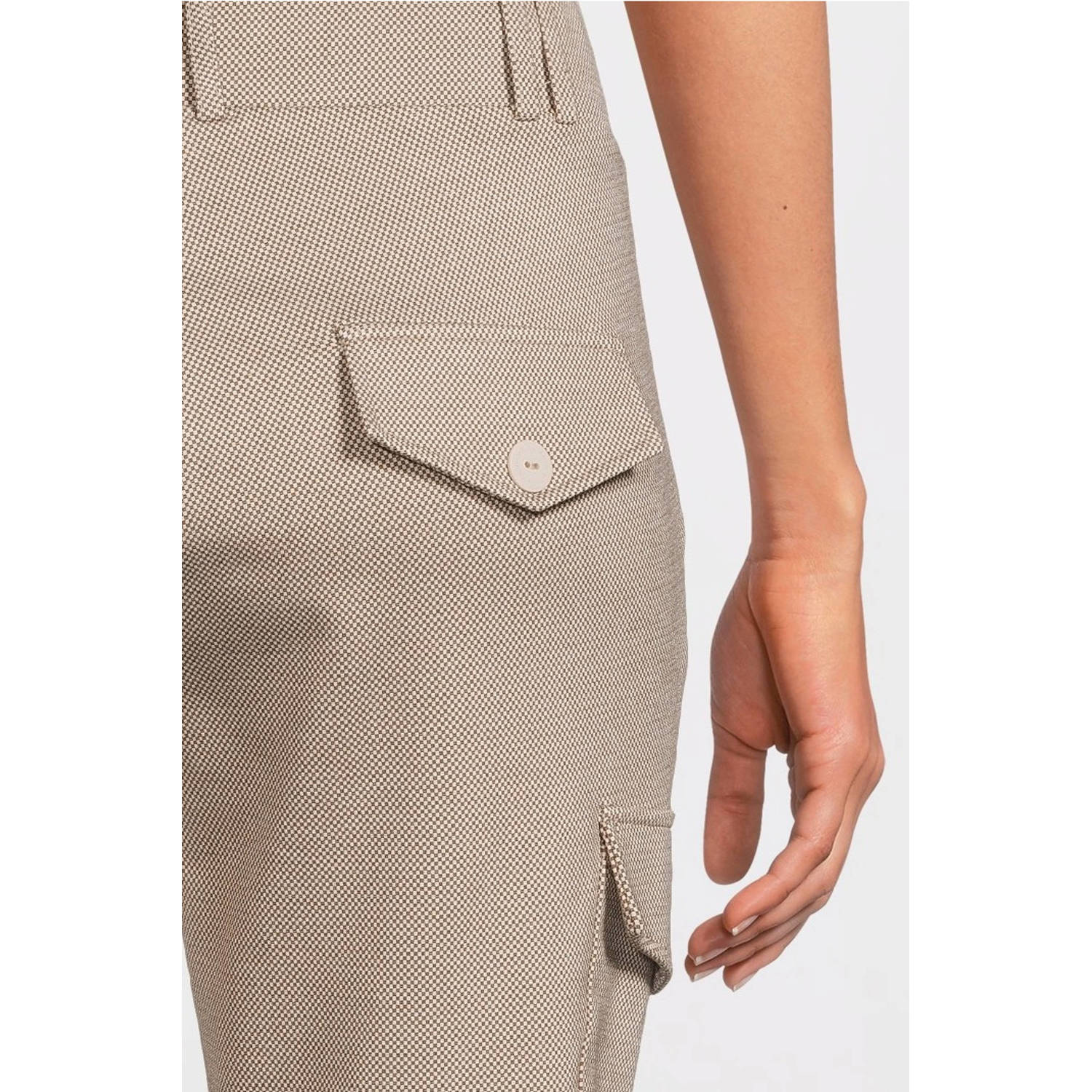 TQ-Amsterdam regular fit broek Karin beige