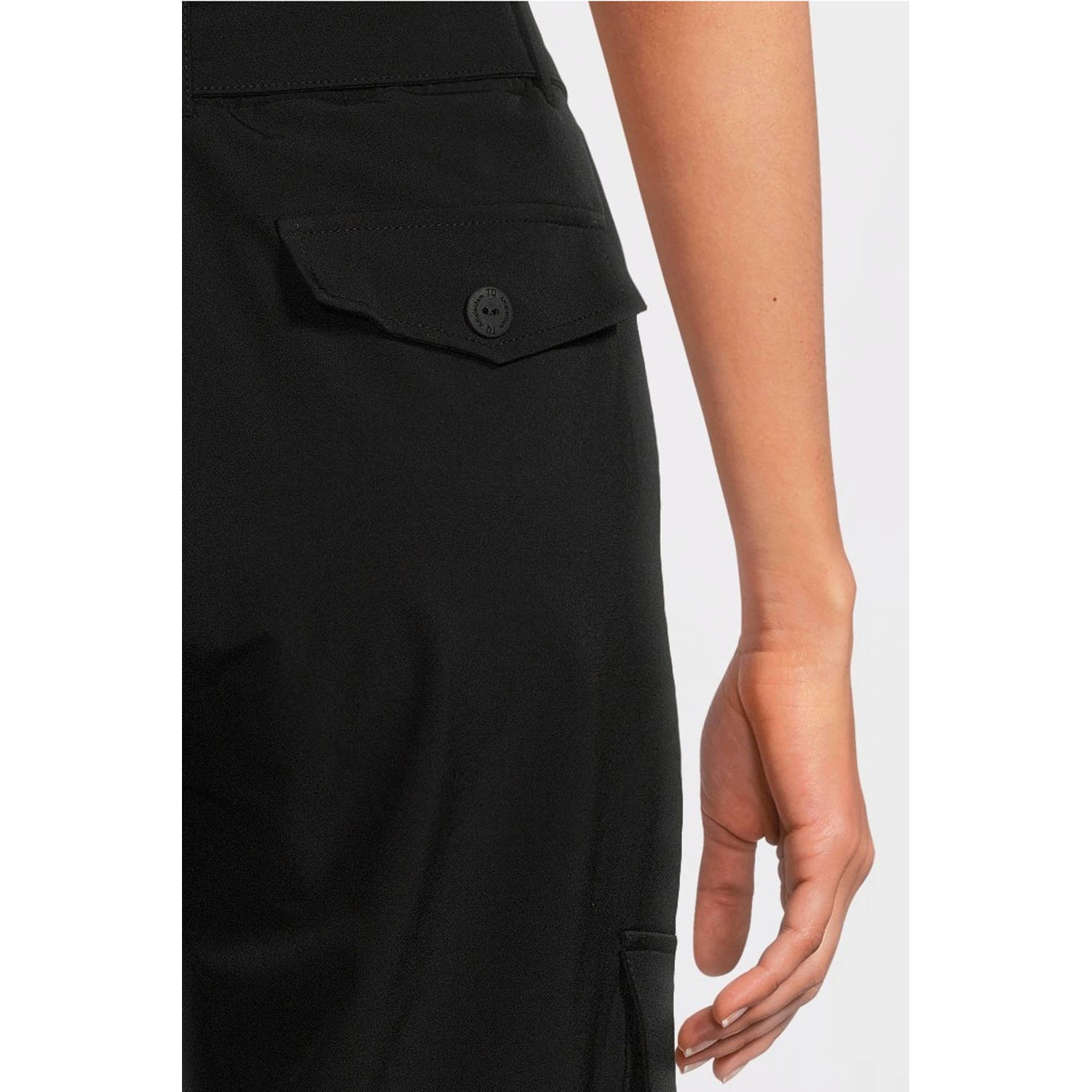 TQ-Amsterdam regular fit broek Tatum zwart