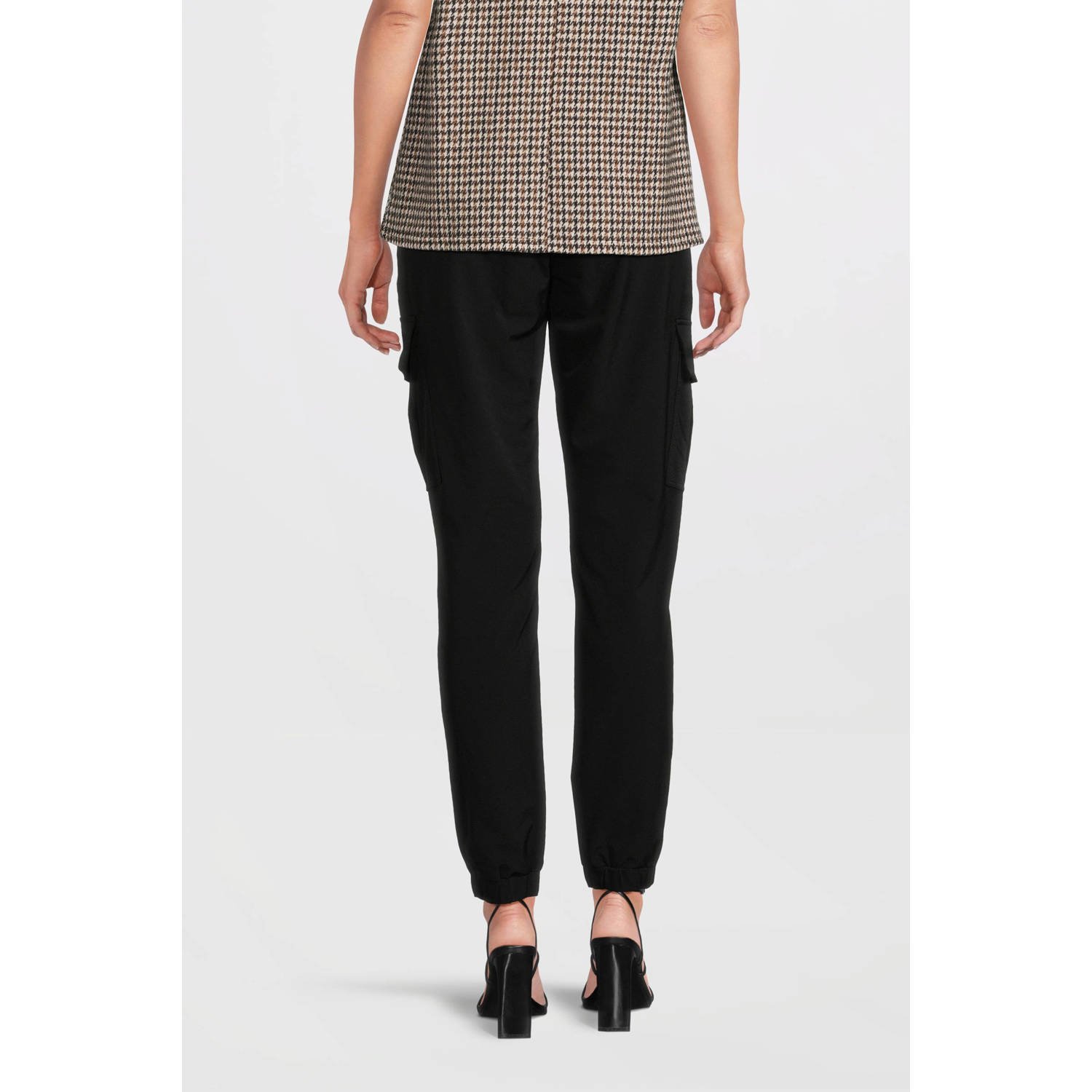 TQ-Amsterdam regular fit broek Tatum zwart