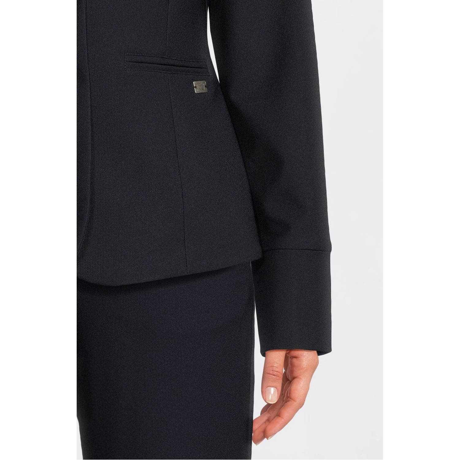 TQ-Amsterdam getailleerde blazer Manja V donkerblauw