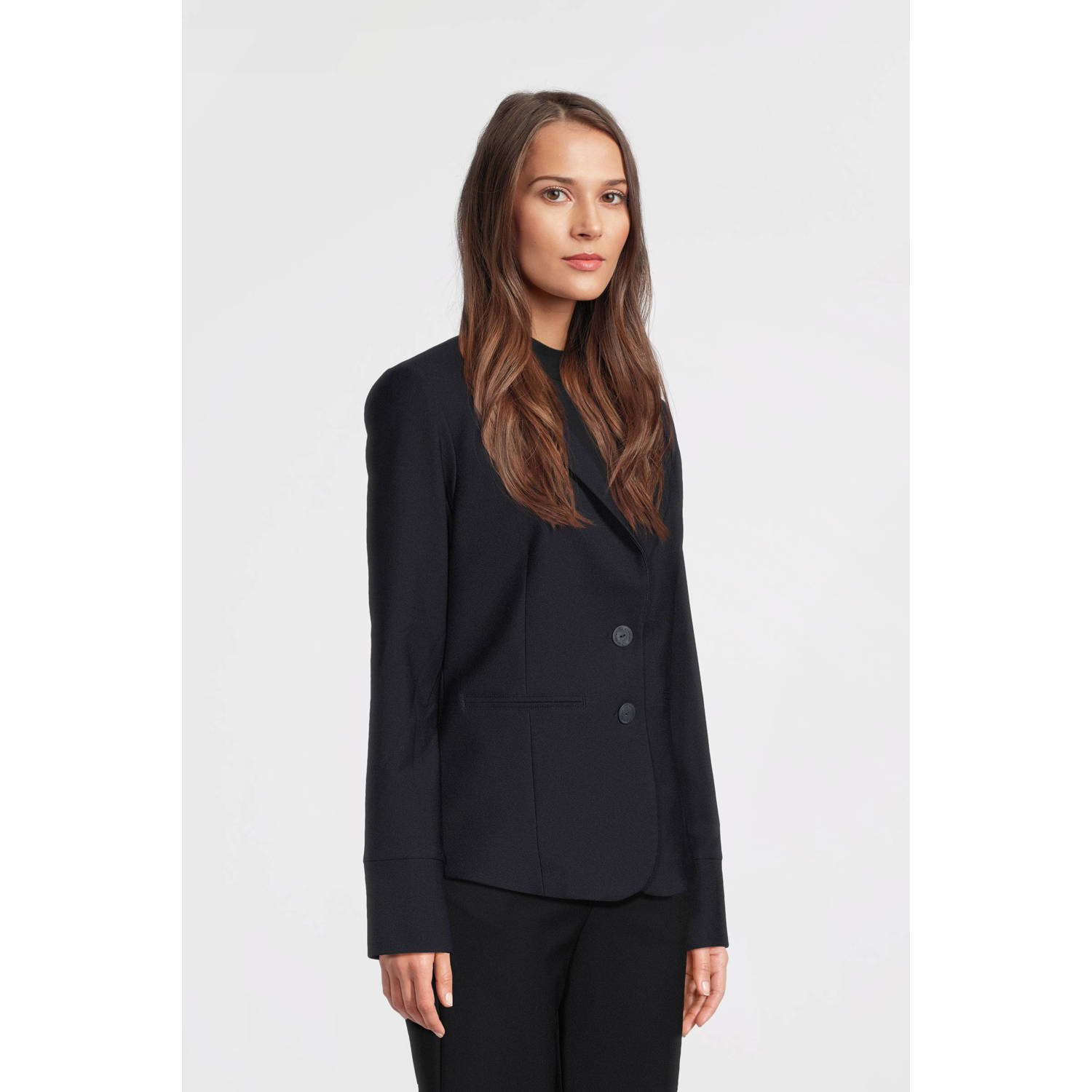 TQ-Amsterdam getailleerde blazer Manja V donkerblauw