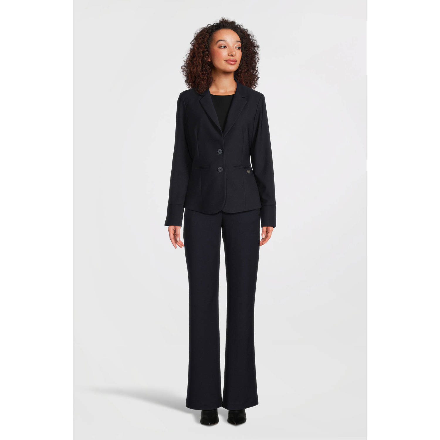 TQ-Amsterdam getailleerde blazer Manja V donkerblauw
