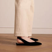 thumbnail: Manfield suède loafers zwart