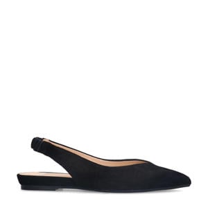 suède loafers zwart