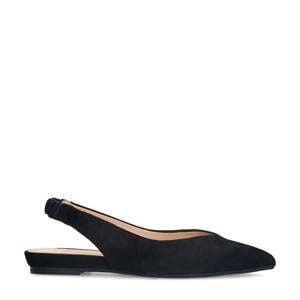 suède loafers zwart