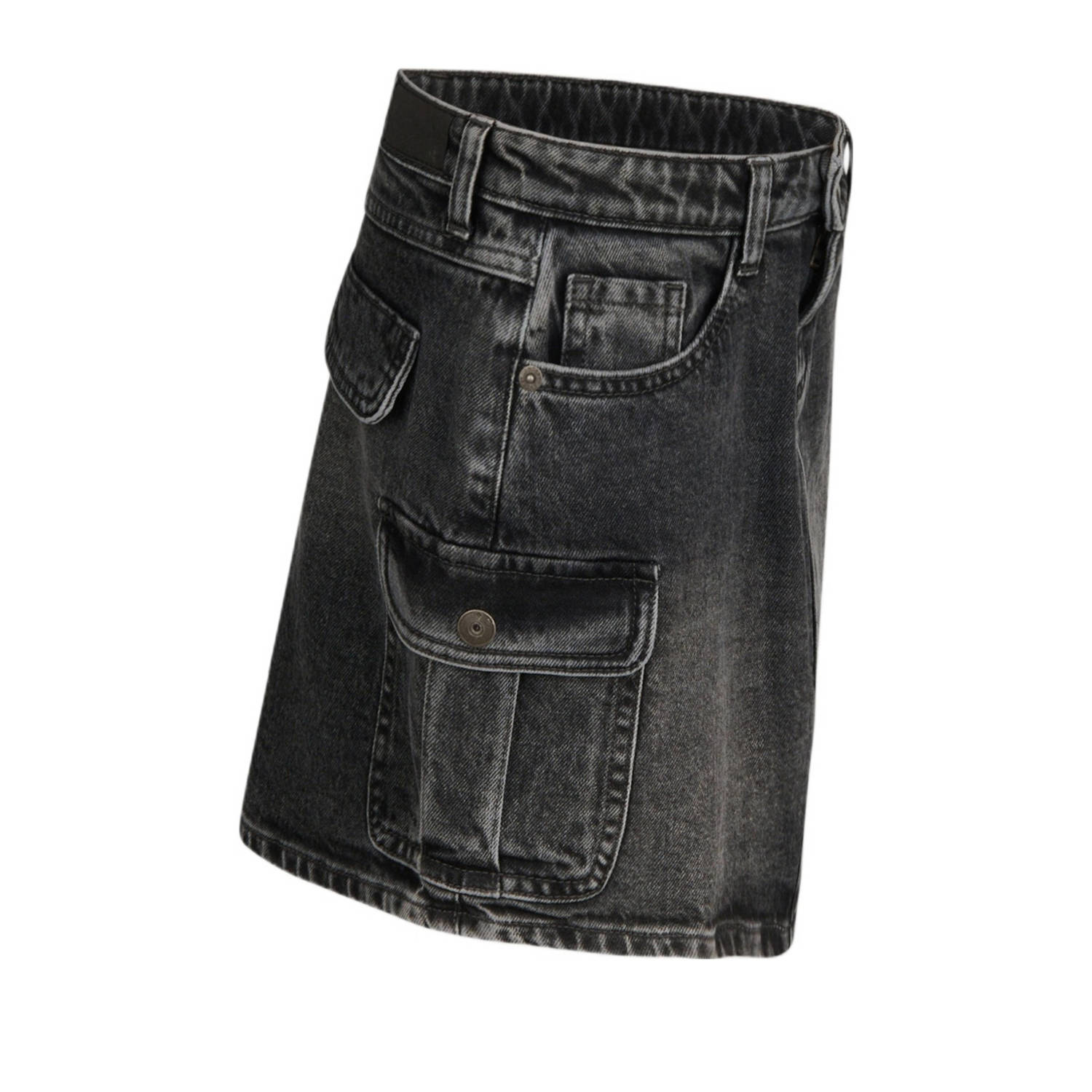Shoeby denim spijkerrok black denim