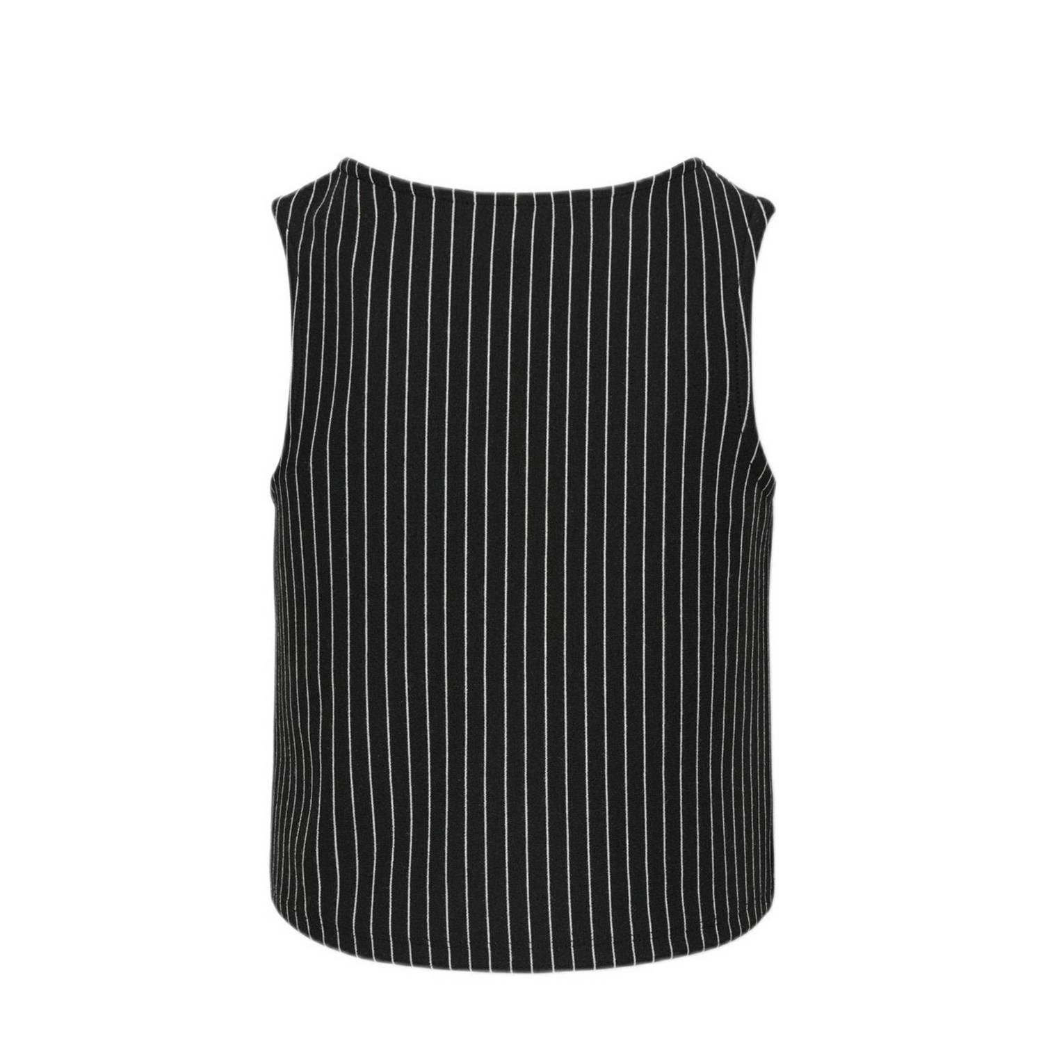 ONLY KIDS GIRL gilet met krijtstreep