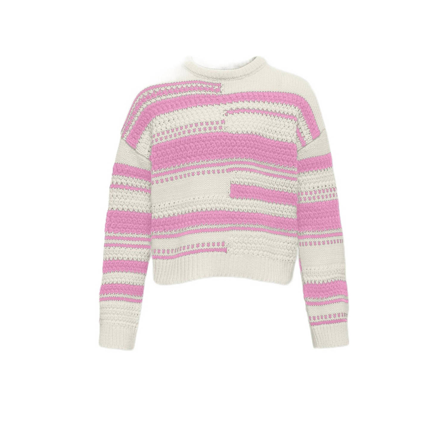ONLY KIDS GIRL gebreide trui roze