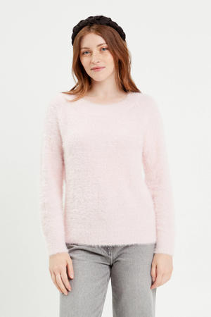 gebreide trui roze