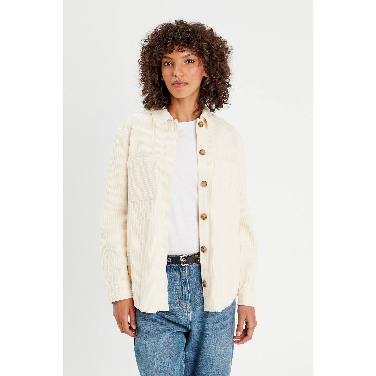 Cache blouse ecru