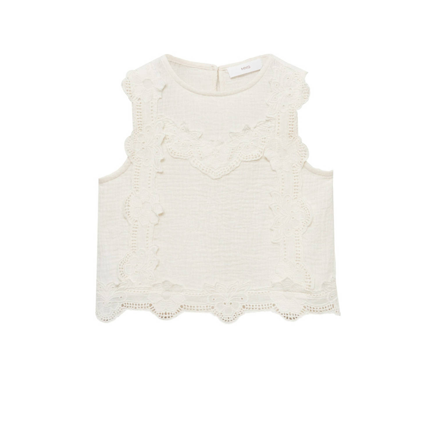 Mango Kids top lichtbeige