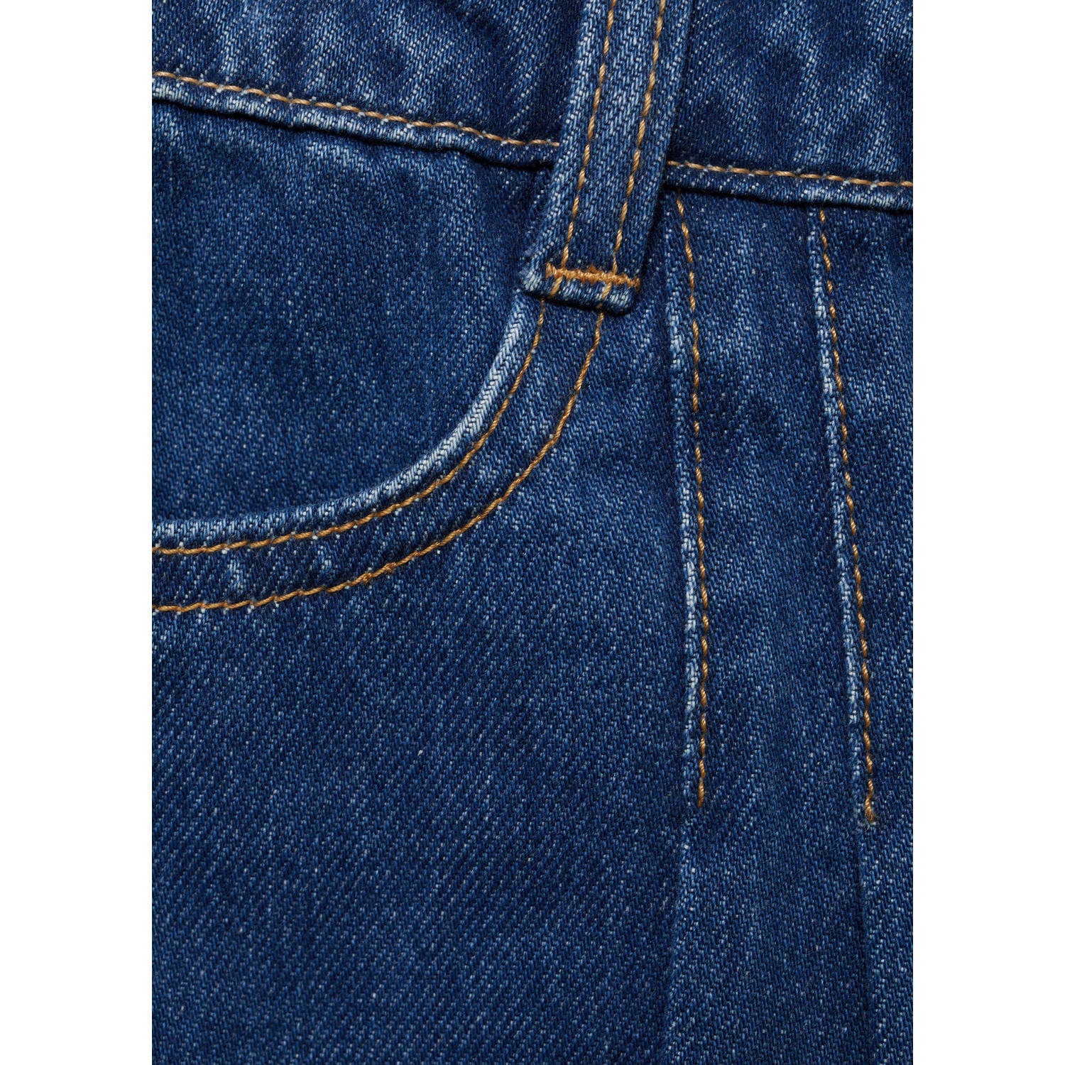 Mango Kids denim spijkerrok medium blue denim