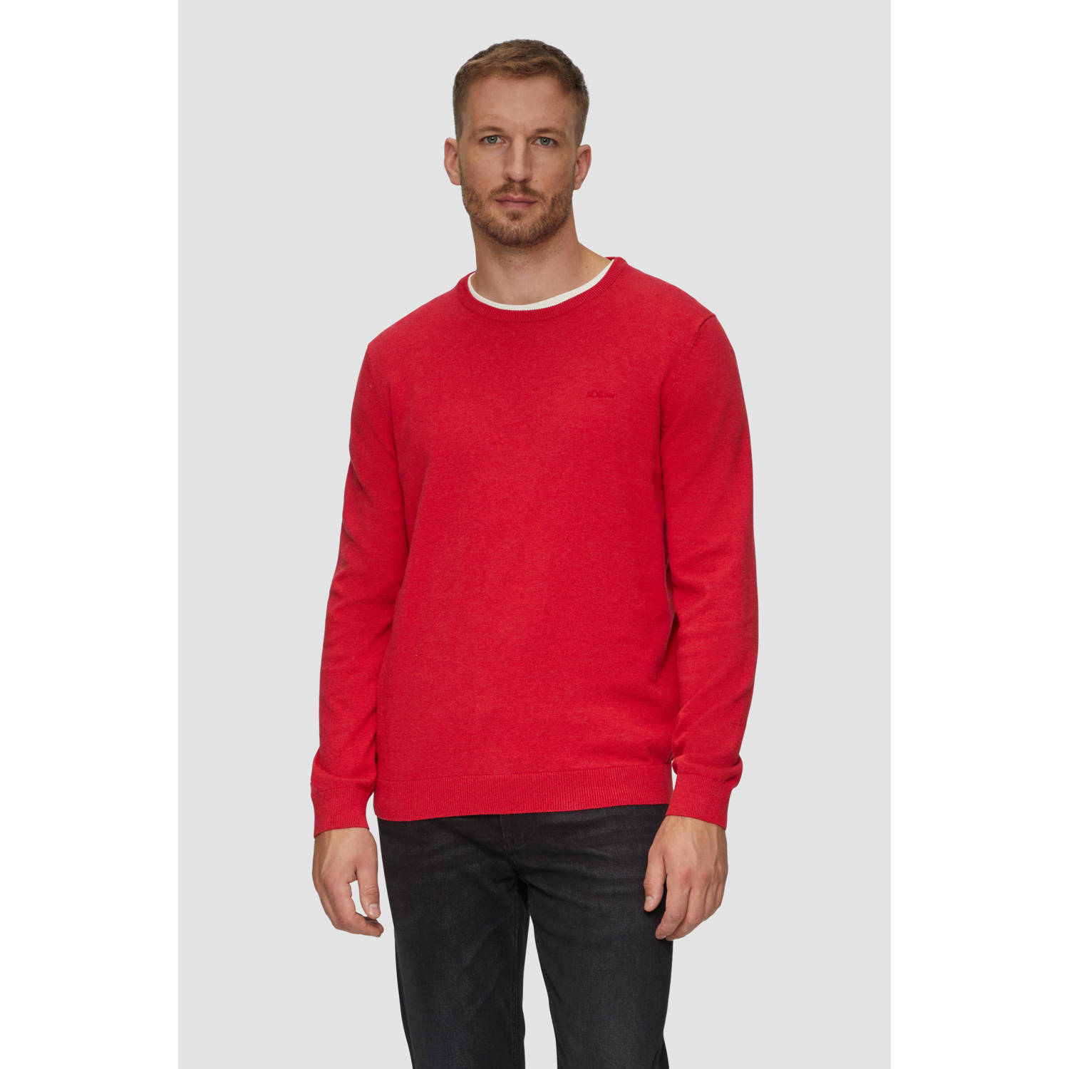 S.Oliver RED LABEL Gebreide pullover met ribboorden