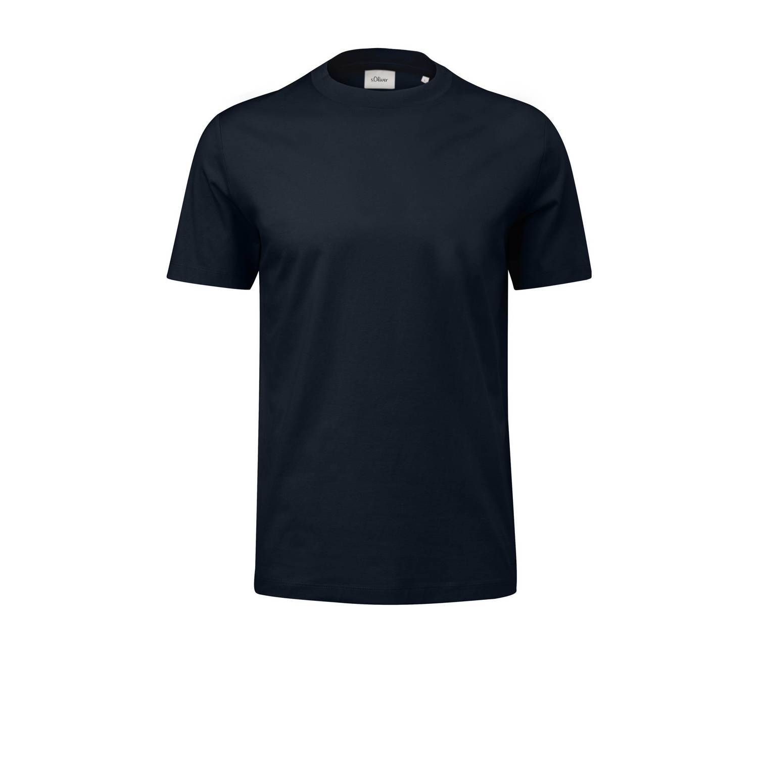 S. OLIVER BLACK LABEL Regular fit T-shirt van puur katoen