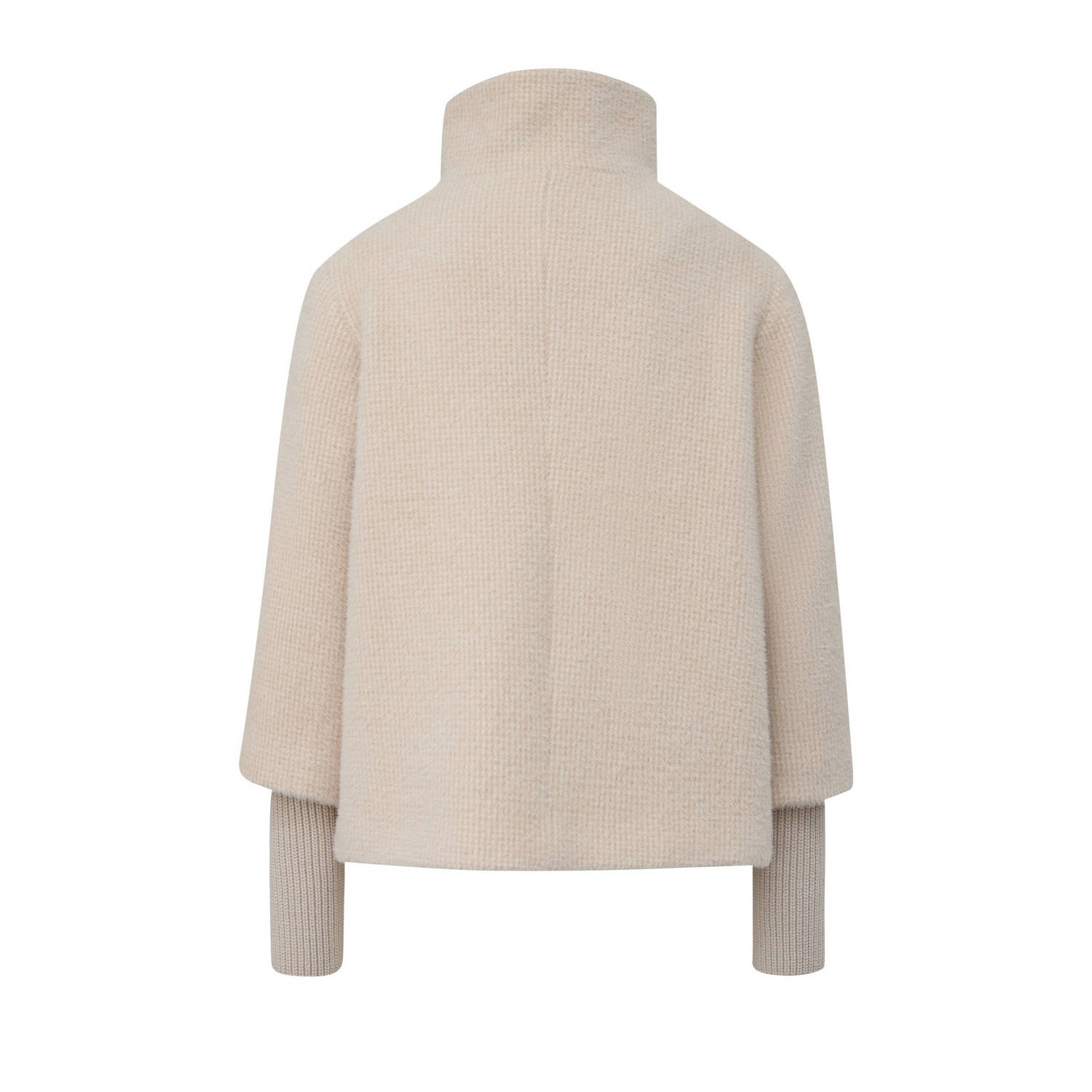 s.Oliver BLACK LABEL gemêleerde jack winter ecru