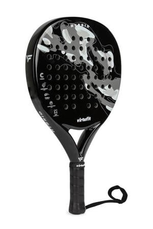 VirtuFit Hybrid Padel Racket - Zwart - Grijs
