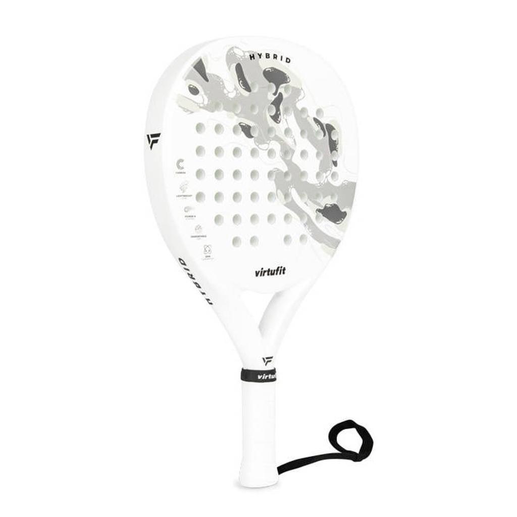 Virtufit VirtuFit Hybrid Padel Racket - Wit - Grijs